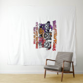 スカイテリアハロウィンサンクスギビングクリスマスクラス タペストリー (インサイチュ(横))