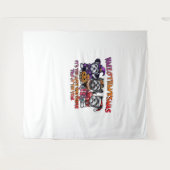 スカイテリアハロウィンサンクスギビングクリスマスクラス タペストリー (正面(横))