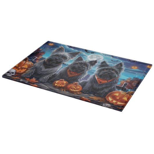 スカイテリアハロウィン不気味 カッティングボード (角)
