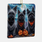 スカイテリアハロウィン不気味 セラミックオーナメント (右)