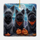 スカイテリアハロウィン不気味 セラミックオーナメント (裏面)