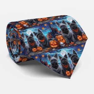 スカイテリアハロウィン不気味 ネクタイ