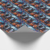 スカイテリアハロウィン不気味 ラッピングペーパー (角)