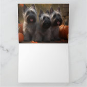 スカイテリアパピーオータムデライトカボチャ カード (内部)