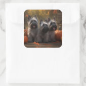 スカイテリアパピーオータムデライトカボチャ スクエアシール (バッグ)