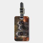 スカイテリアパピーオータムデライトカボチャ ラゲッジタグ (正面縦)