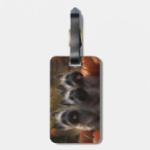 スカイテリアパピーオータムデライトカボチャ ラゲッジタグ (裏面縦)