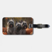 スカイテリアパピーオータムデライトカボチャ ラゲッジタグ (裏面横)