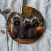 スカイテリアパピーオータムデライトカボチャ 缶バッジ (インサイチュ)