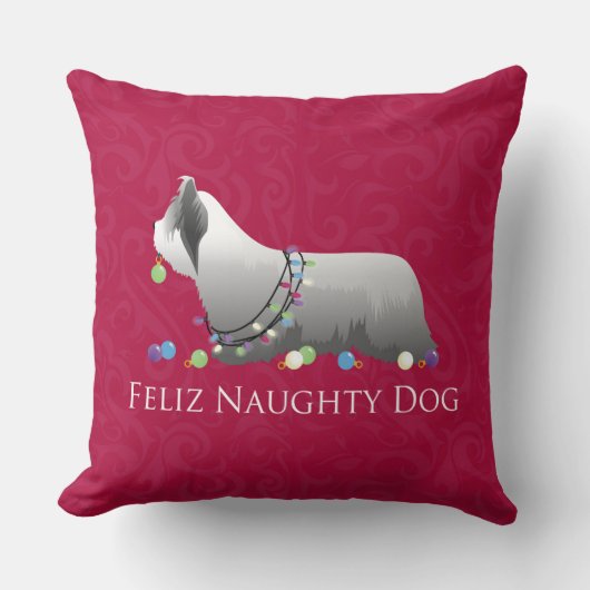 スカイテリアメリークリスマスデザイン クッション (正面)