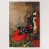 スカイテリアードッグクリスマスフェスティバル ジグソーパズル (縦)