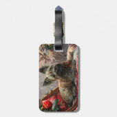 スカイテリアードッグクリスマスフェスティバル ラゲッジタグ (裏面縦)