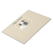 スカイテリア絵画ズ – かわいいオリジナルドッグアートノート ノートパッド (アングル)