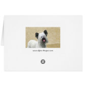 スカイテリア絵画ズ – かわいいオリジナルドッグアート (裏面横)