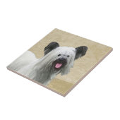 スカイテリア絵画ズ – かわいいオリジナルドッグアート タイル (側面)