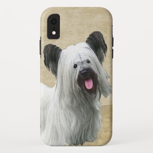 スカイテリア絵画ズ – かわいいオリジナルドッグアート Case-Mate iPhoneケース (裏面)