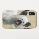 スカイテリア絵画ズ – かわいいオリジナルドッグアート Case-Mate iPhoneケース (裏面(横))