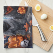 スカイテリア ハロウィン スプーキー キッチンタオル (四つ折り)