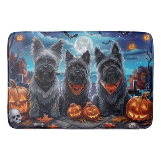 スカイテリア ハロウィーン スプーキー バスマット (正面)