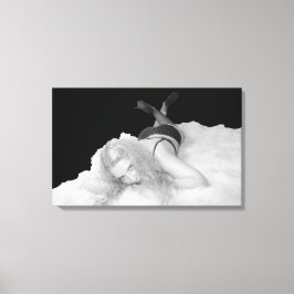 スカイデラミーのクマの敷物 キャンバスプリント