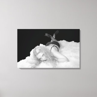 スカイデラミーのクマの敷物 キャンバスプリント