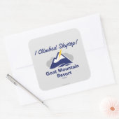 スカイトップに登った！ スクエアシール (封筒)