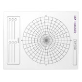 スカイトラッカー ノートパッド (正面)