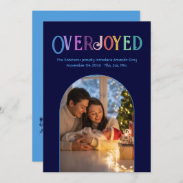 スカイドリームスクリスマスベビー誕生発表写真 シーズンカード