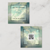 スカイドローンカメラの照準 スクエア名刺 (正面/裏面)