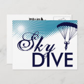 スカイハイスカイダイビング ポストカード (正面/裏面)
