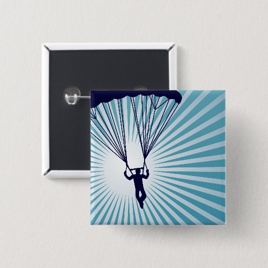 スカイハイスカイダイビング 缶バッジ (正面&裏面)