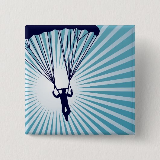 スカイハイスカイダイビング 缶バッジ (正面)