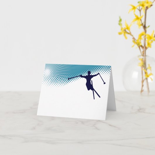 スカイハイスキー カード (黄色い花)