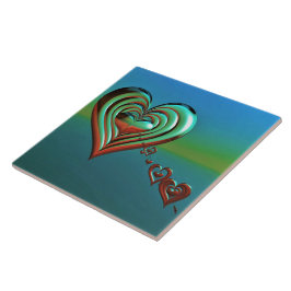 スカイハイハート タイル