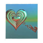 スカイハイハート ノートパッド (正面)