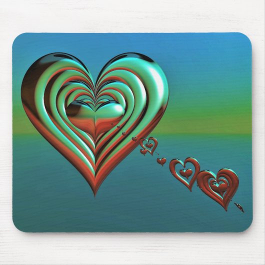 スカイハイハート マウスパッド (正面)