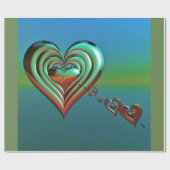 スカイハイハート ラッピングペーパー (フラット)