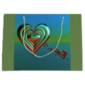 スカイハイハート ラージペーパーバッグ (正面)