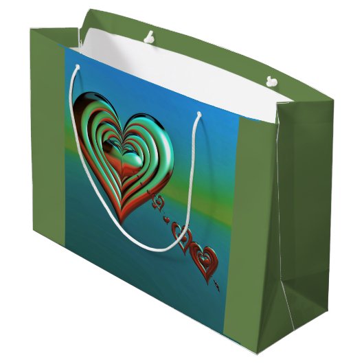 スカイハイハート ラージペーパーバッグ (裏面アングル)