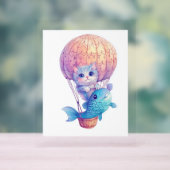 スカイハイ子猫かわいいお洒落猫の冒険 アクリルサイン (ニュートラル)