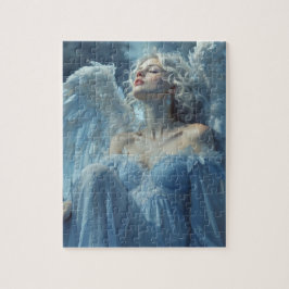 スカイバウンド静寂：夜中のベールの天使 ジグソーパズル