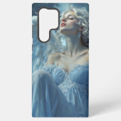 スカイバウンド静寂：夜中のベールの天使 SAMSUNG GALAXYケース (裏面)