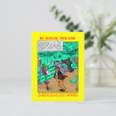 スカイバック氏は船酔いを観察する ポストカード (スタンド正面)