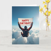 スカイバナー 誕生日カード カード (黄色い花)