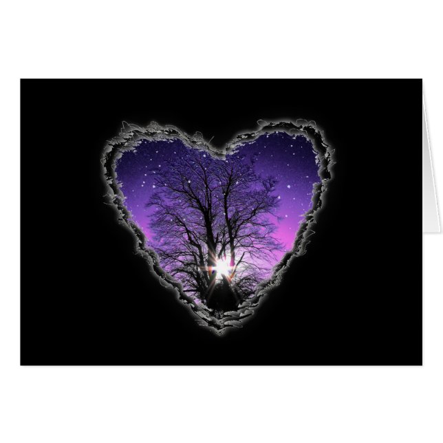 スカイバレンタインロマンスラブカードの宝石 (正面横)