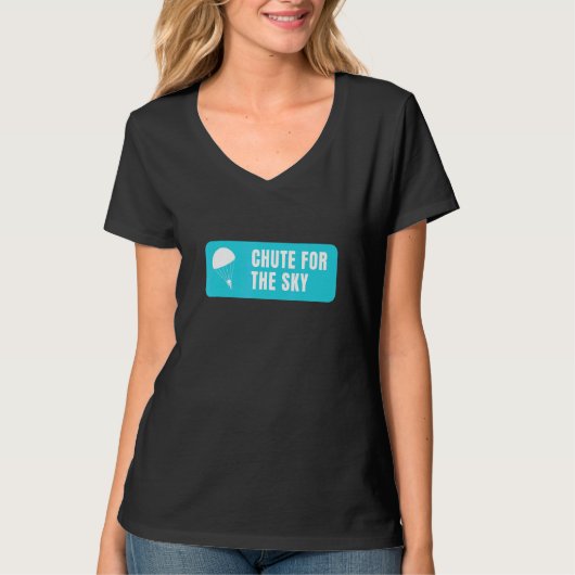スカイパラシュート用シュート Tシャツ (正面)