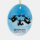 スカイパーソナライズされたダイビングフリー秋オーナメント セラミックオーナメント (右)