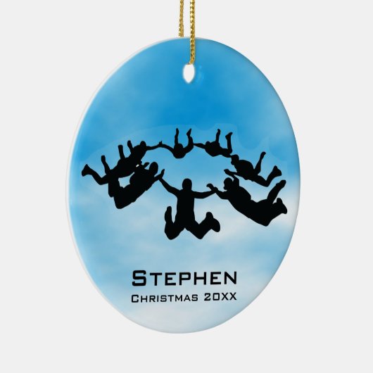 スカイパーソナライズされたダイビングフリー秋オーナメント セラミックオーナメント (右)