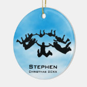 スカイパーソナライズされたダイビングフリー秋オーナメント セラミックオーナメント (左)