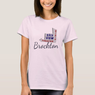 スカイビュードライブインシアターサインレディースティー Tシャツ